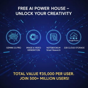Free-Tools-300x300 Jio Google Gemini Pro: Free AI Access for 505 Million Jio Users